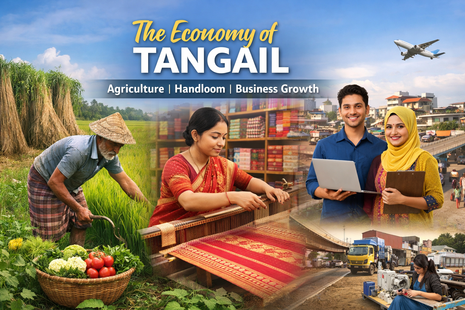 The Economy of Tangail: How Agriculture, Handloom Industries, and Emerging Businesses Drive Local Development